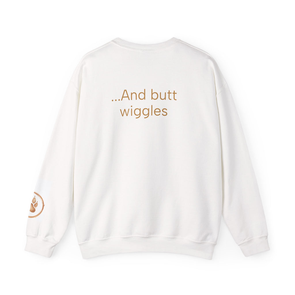 Corgi Love, Crewneck Corgi Graphic Corgie love on front and butt wiggles on back