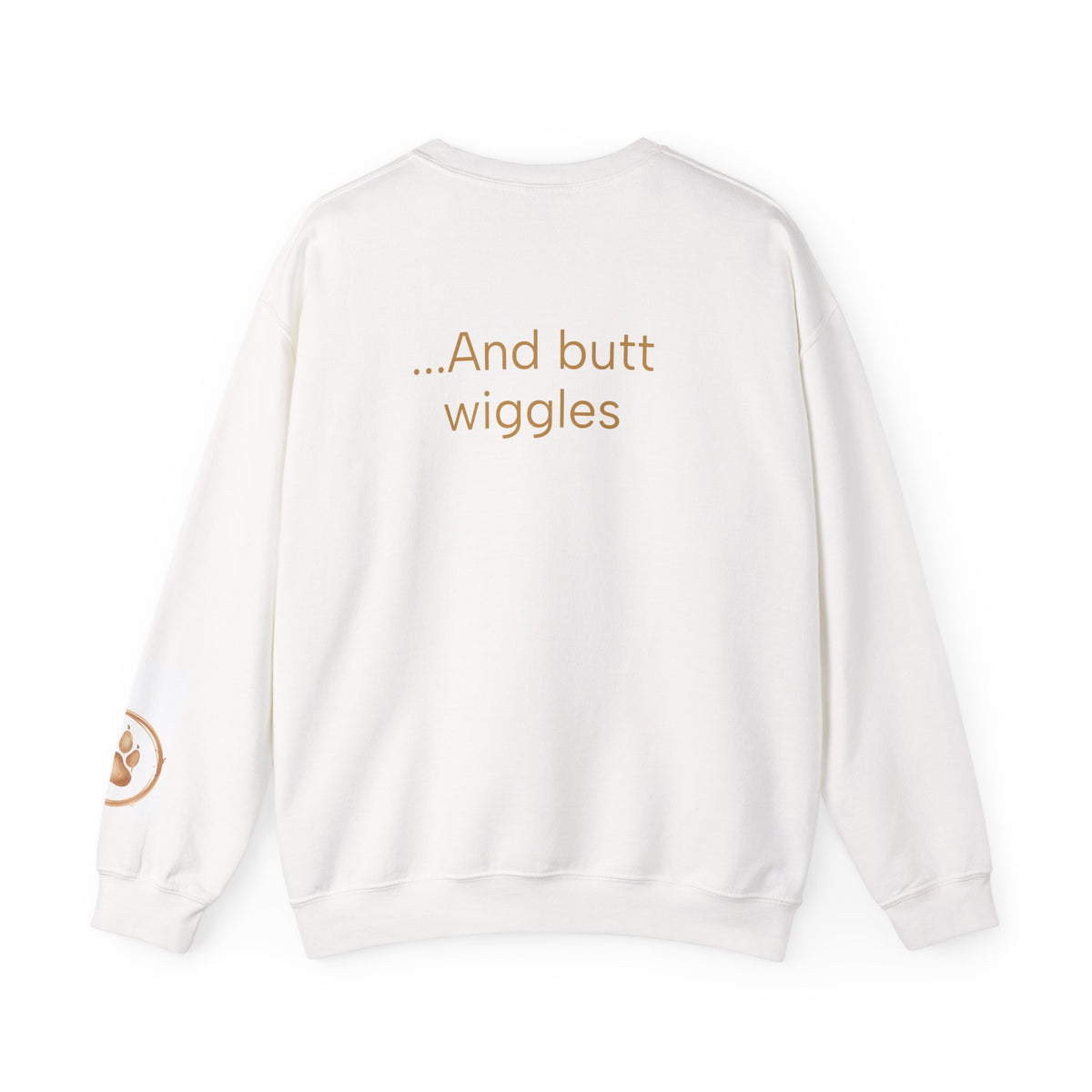 Corgi Love, Crewneck Corgi Graphic Corgie love on front and butt wiggles on back