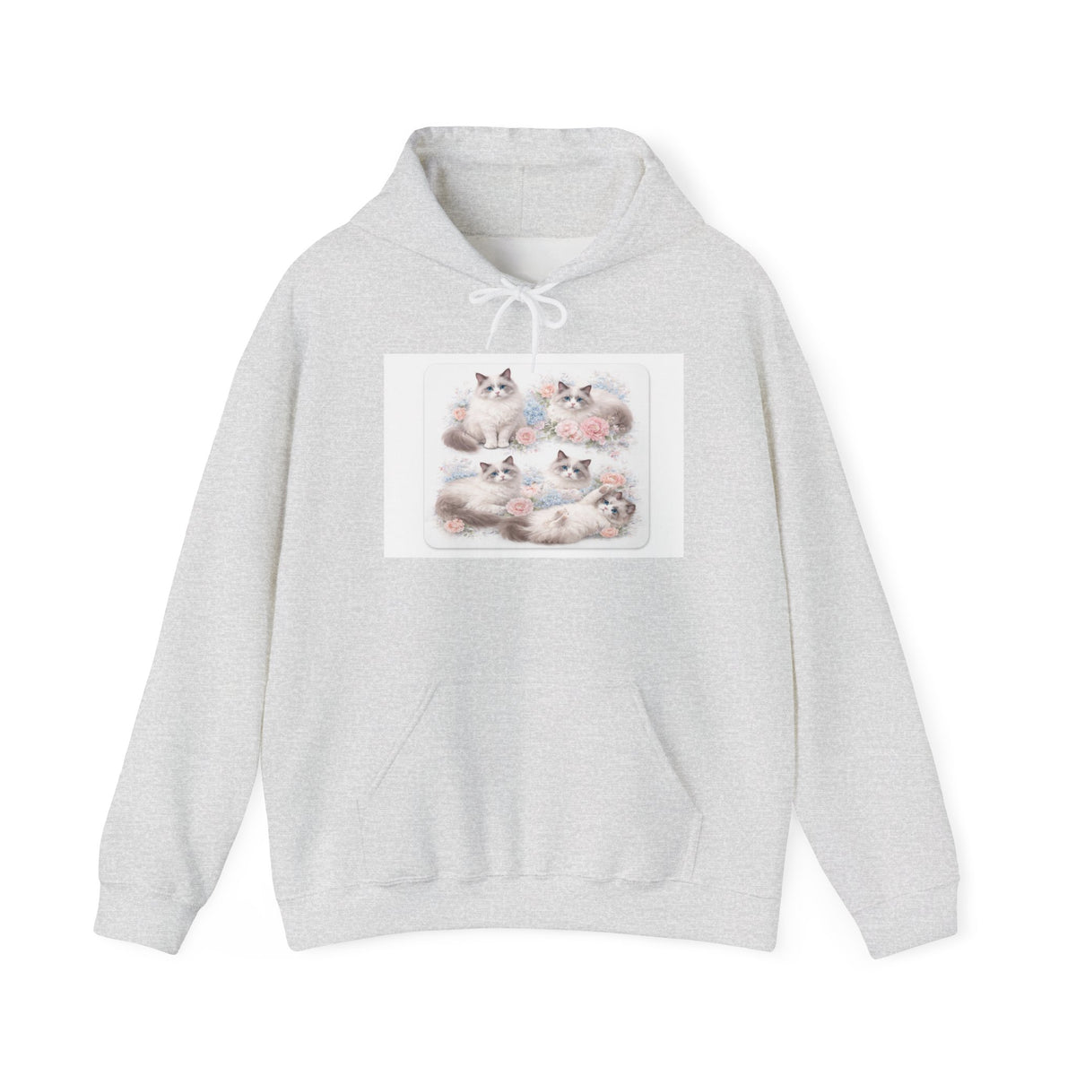 Fluffy Ragdoll Kittens Hoodie | Cute Cat Portraits