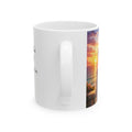 Sunset beach serenity coffee mug enjoy the small moments in life inspirational