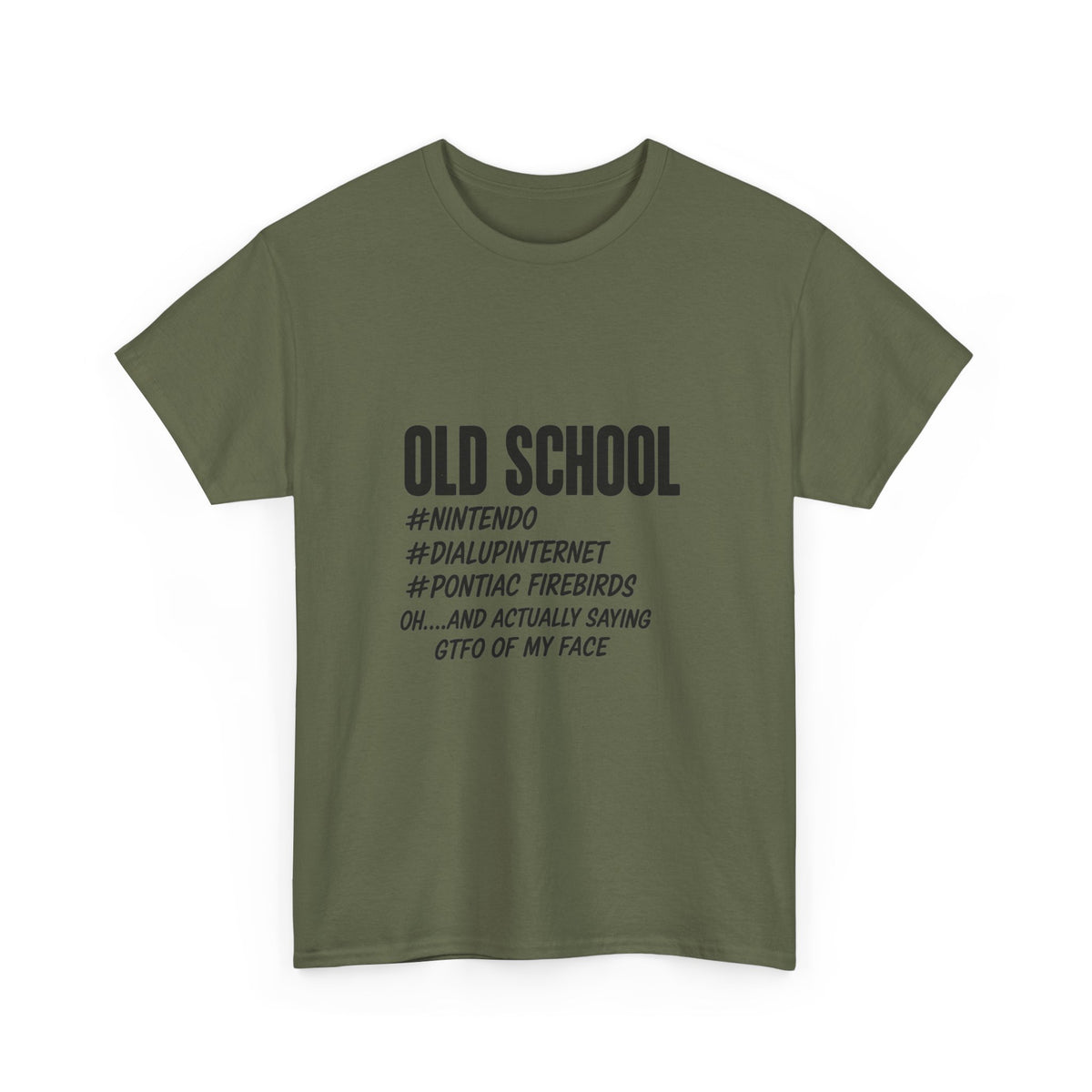 Old School dial up Pontiac Firebird funny graphic t shirt S-5xl