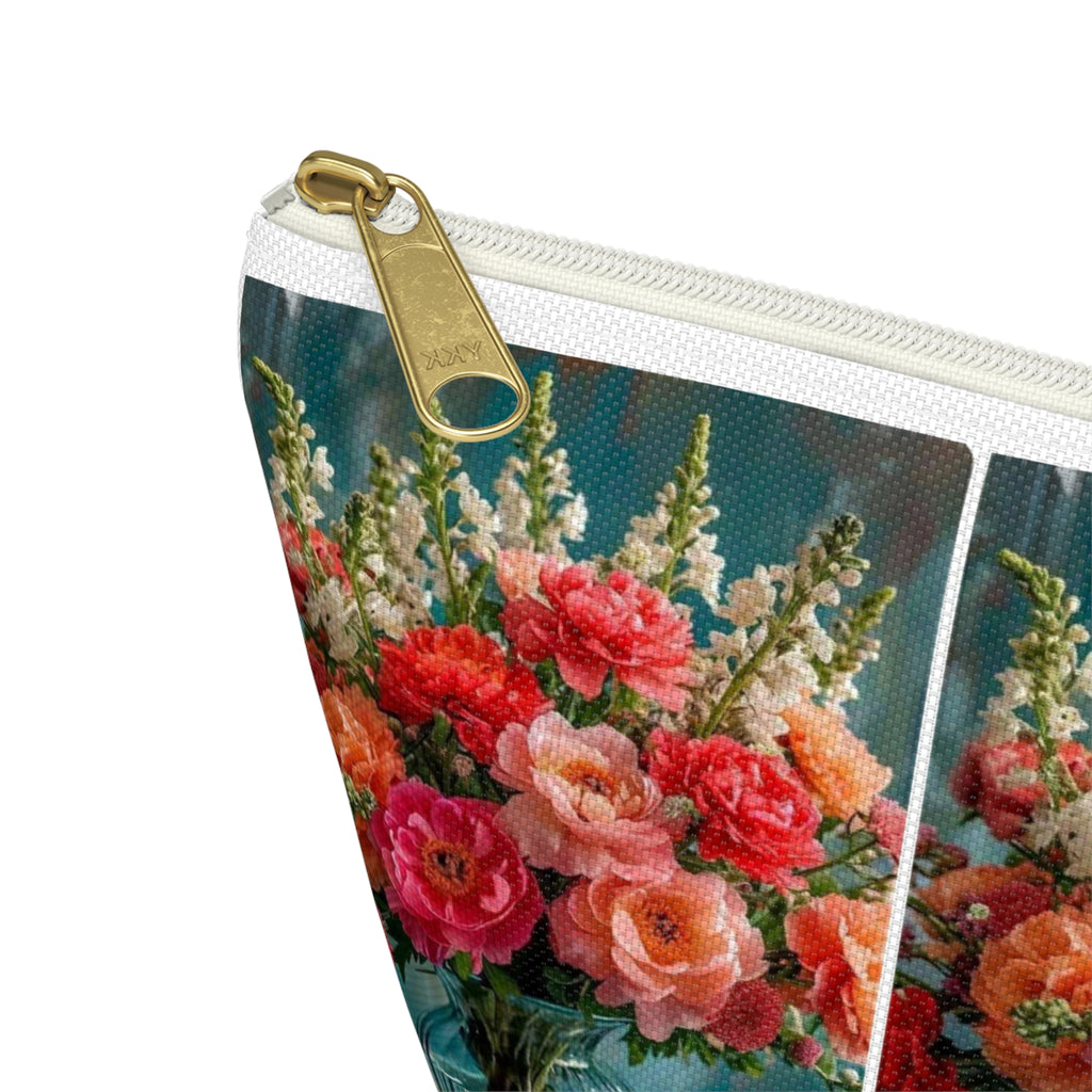 Floral Bouquet Toiletry Pouch Accessory Pouch makeup bag
