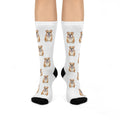 Bulldog Playful Tongue out Crew Socks great gift for any Bullie lover