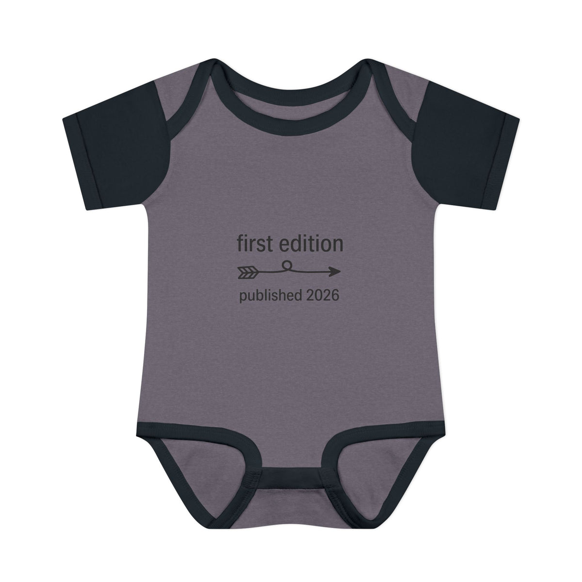 First Edition baby bodysuit 2026-baby announcement outfit-published 2026- gifts