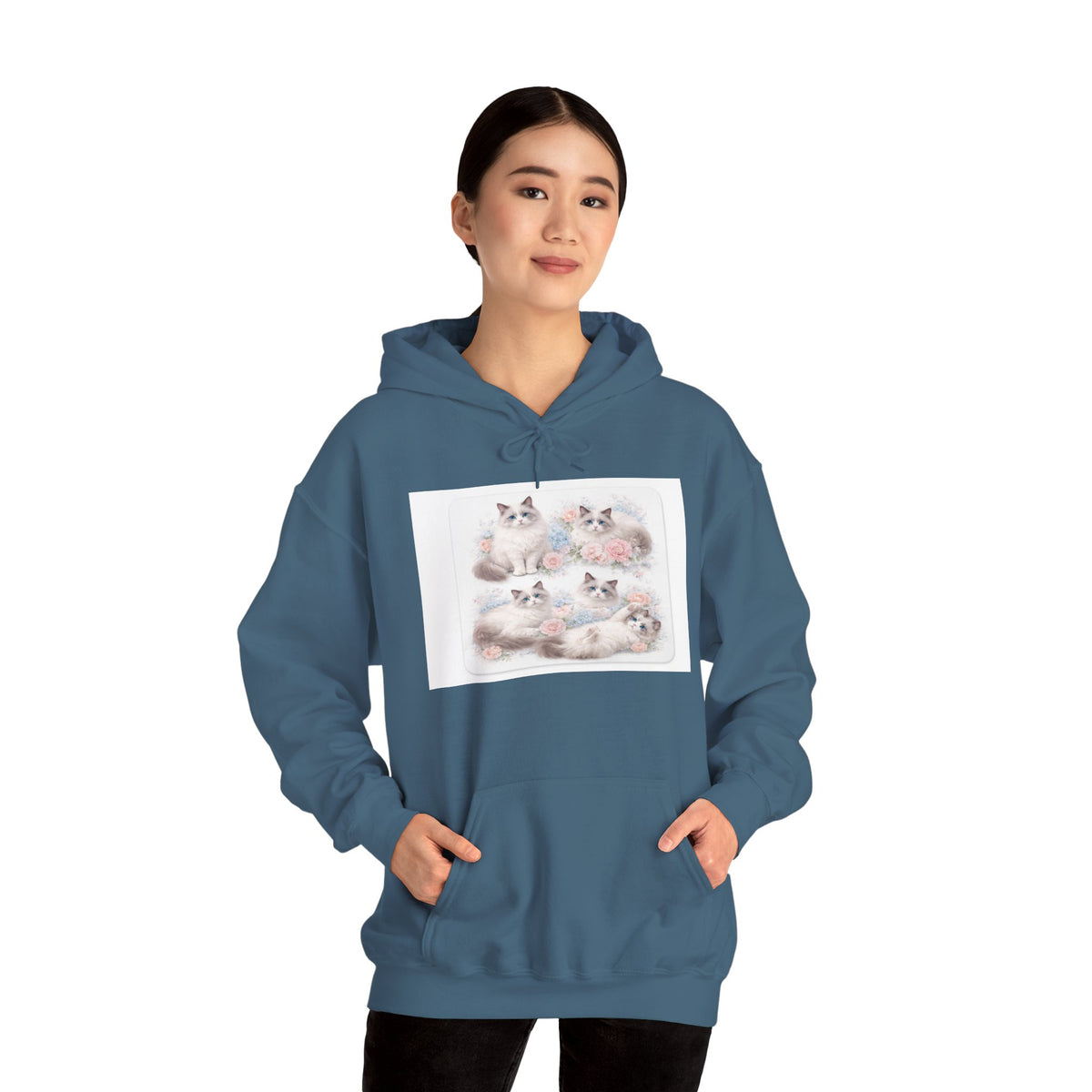 Fluffy Ragdoll Kittens Hoodie | Cute Cat Portraits