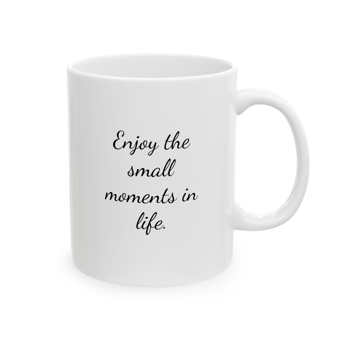 Sunset beach serenity coffee mug enjoy the small moments in life inspirational