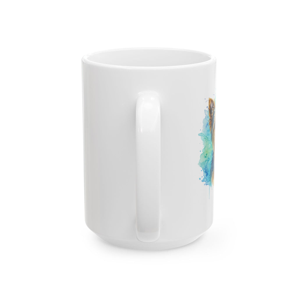 Yorkie Watercolor Coffee Mug | yorkies are angels without wings | 11oz 15oz
