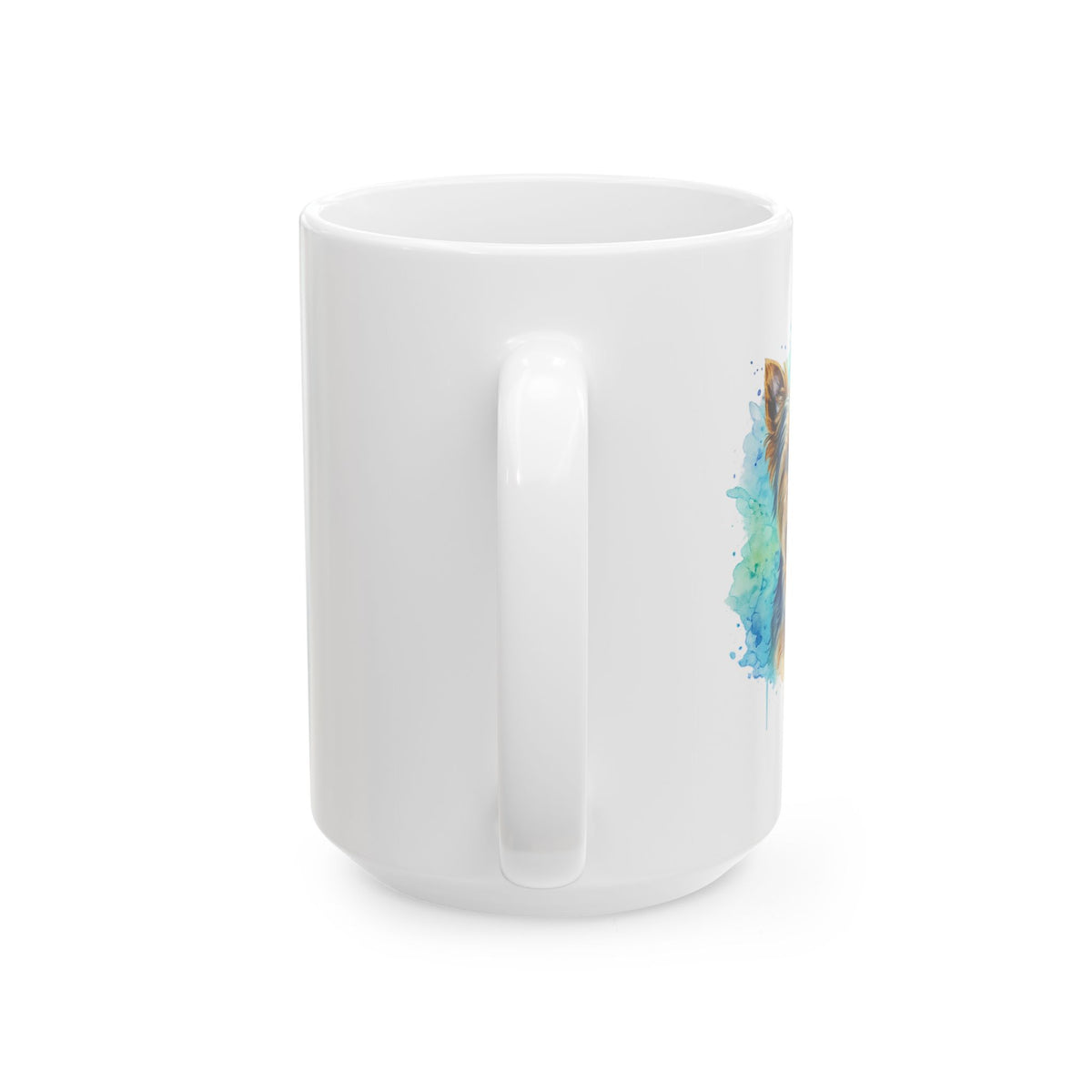 Yorkie Watercolor Coffee Mug | yorkies are angels without wings | 11oz 15oz