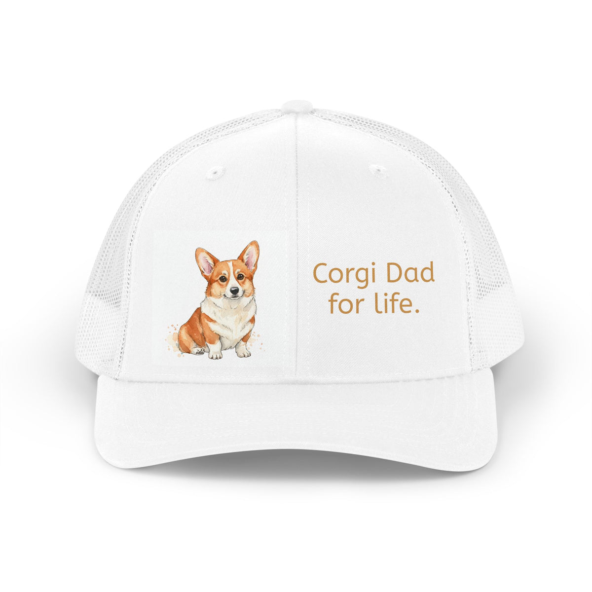 Corgi Dad for Life Trucker Hat | Retro Corgi Dad Cap dog dad gift
