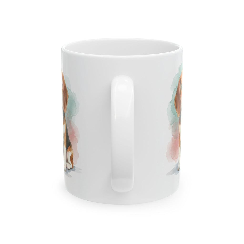 Beagle coffee mug watercolor life is better with a beagle quote 11oz 15oz