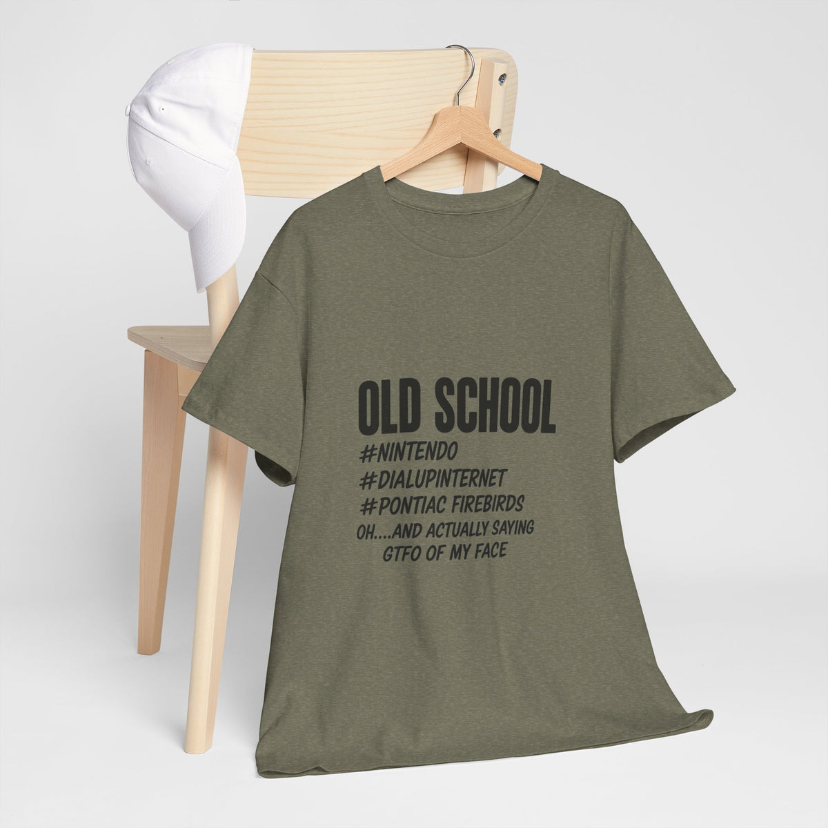 Old School dial up Pontiac Firebird funny graphic t shirt S-5xl