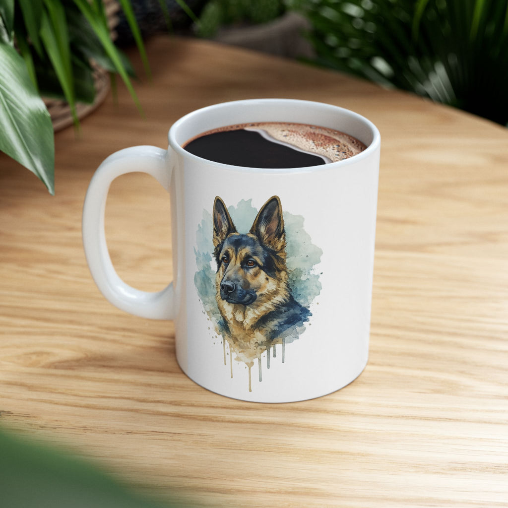 German Shepherds quoted Ceramic Mug, (11oz, 15oz) | Dog lover gift