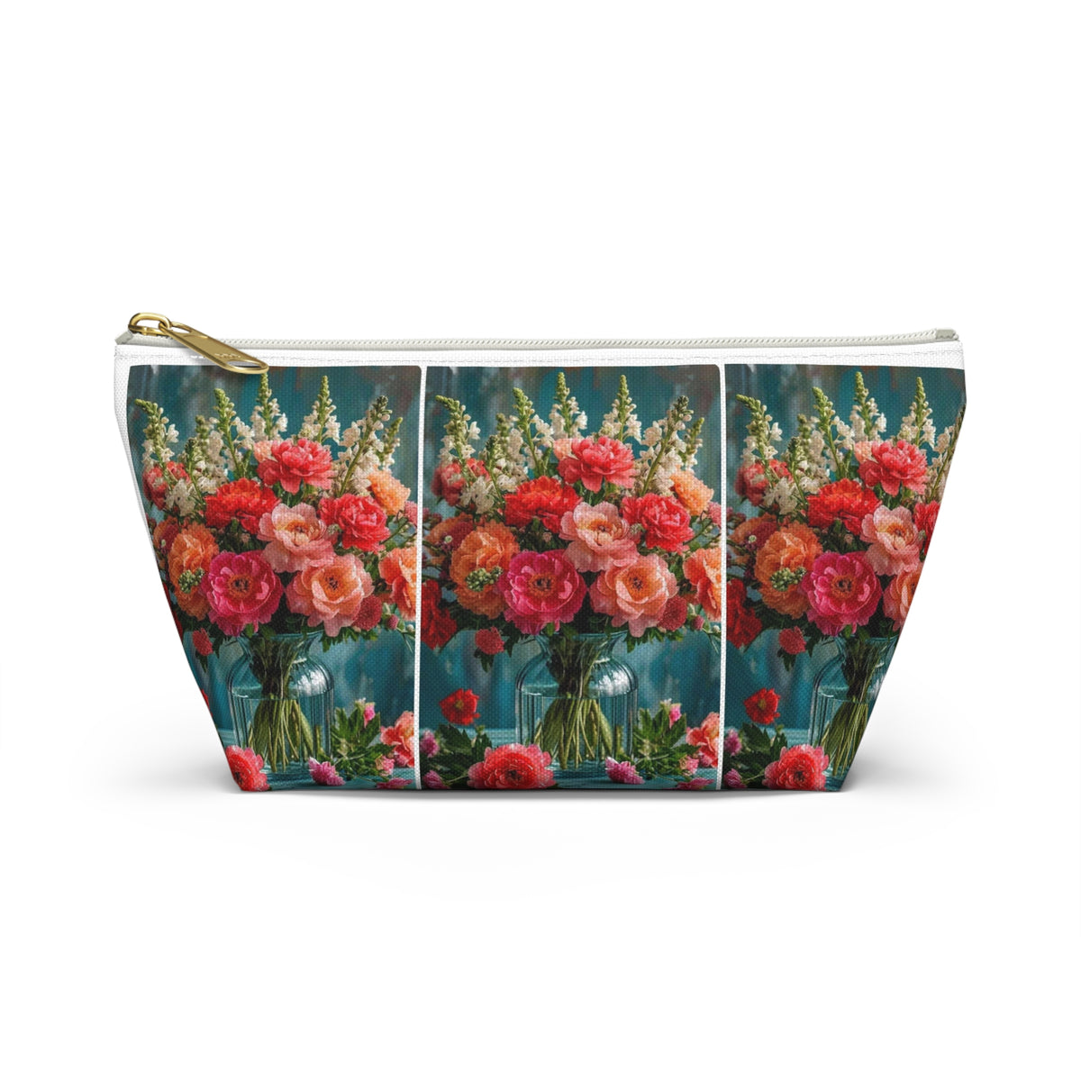 Floral Bouquet Toiletry Pouch Accessory Pouch makeup bag