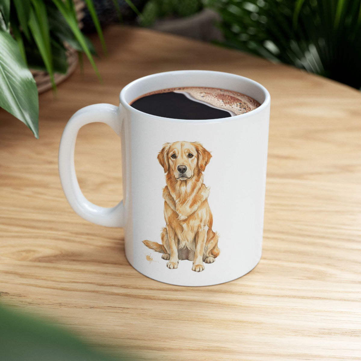 Golden Retriever coffee Mug Sunshine wrapped in fur quote dog lover gift