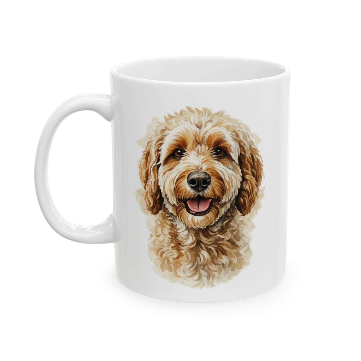 Goldendoodle coffee Mug | Life is golden with a doodle quote | 11oz 15oz