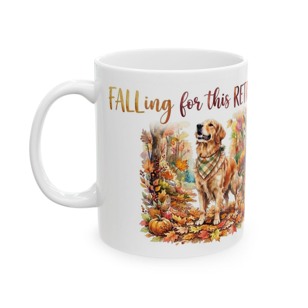 Golden Retriever Fall Mug | Cute Autumn Dog Lover Gift (11oz)