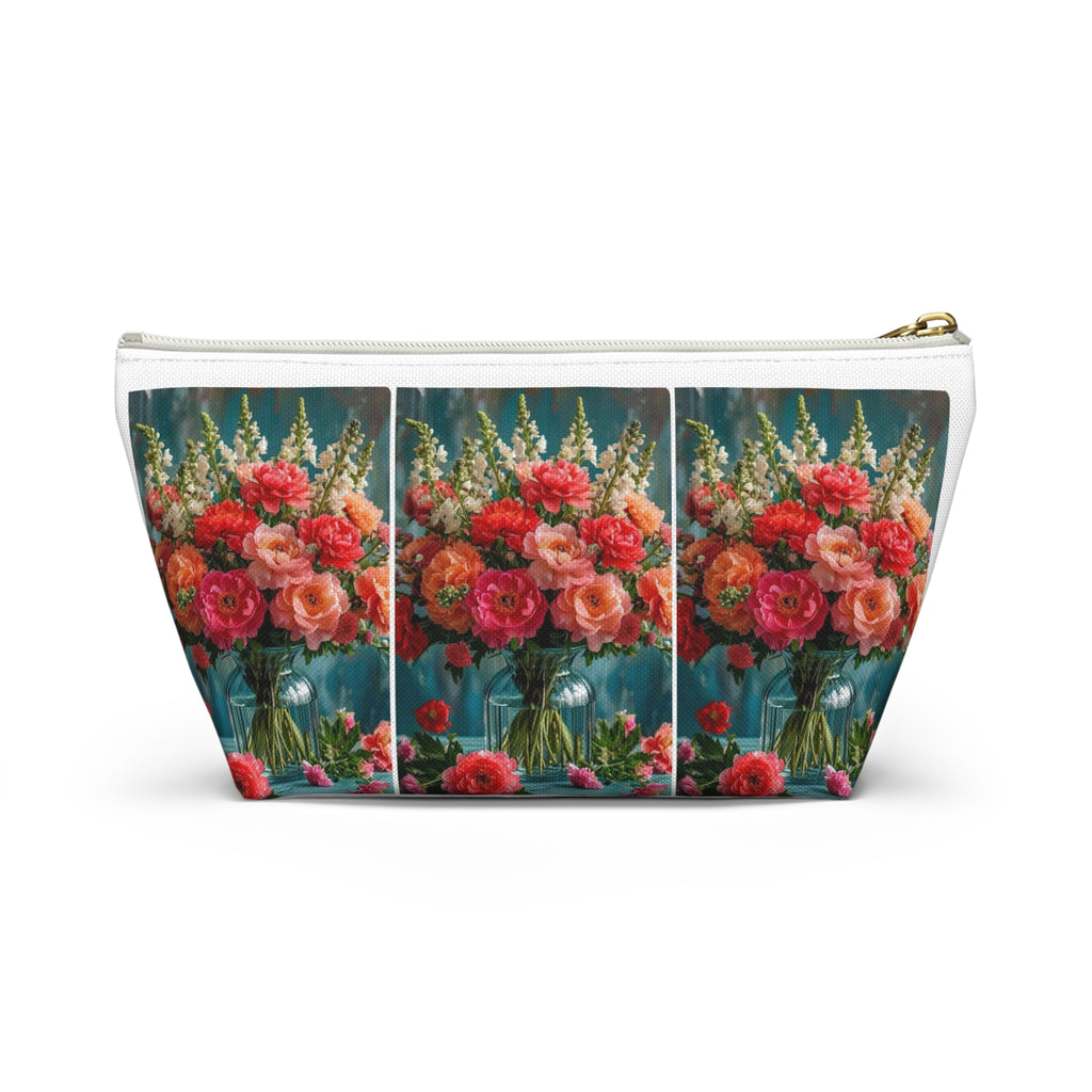Floral Bouquet Toiletry Pouch Accessory Pouch makeup bag