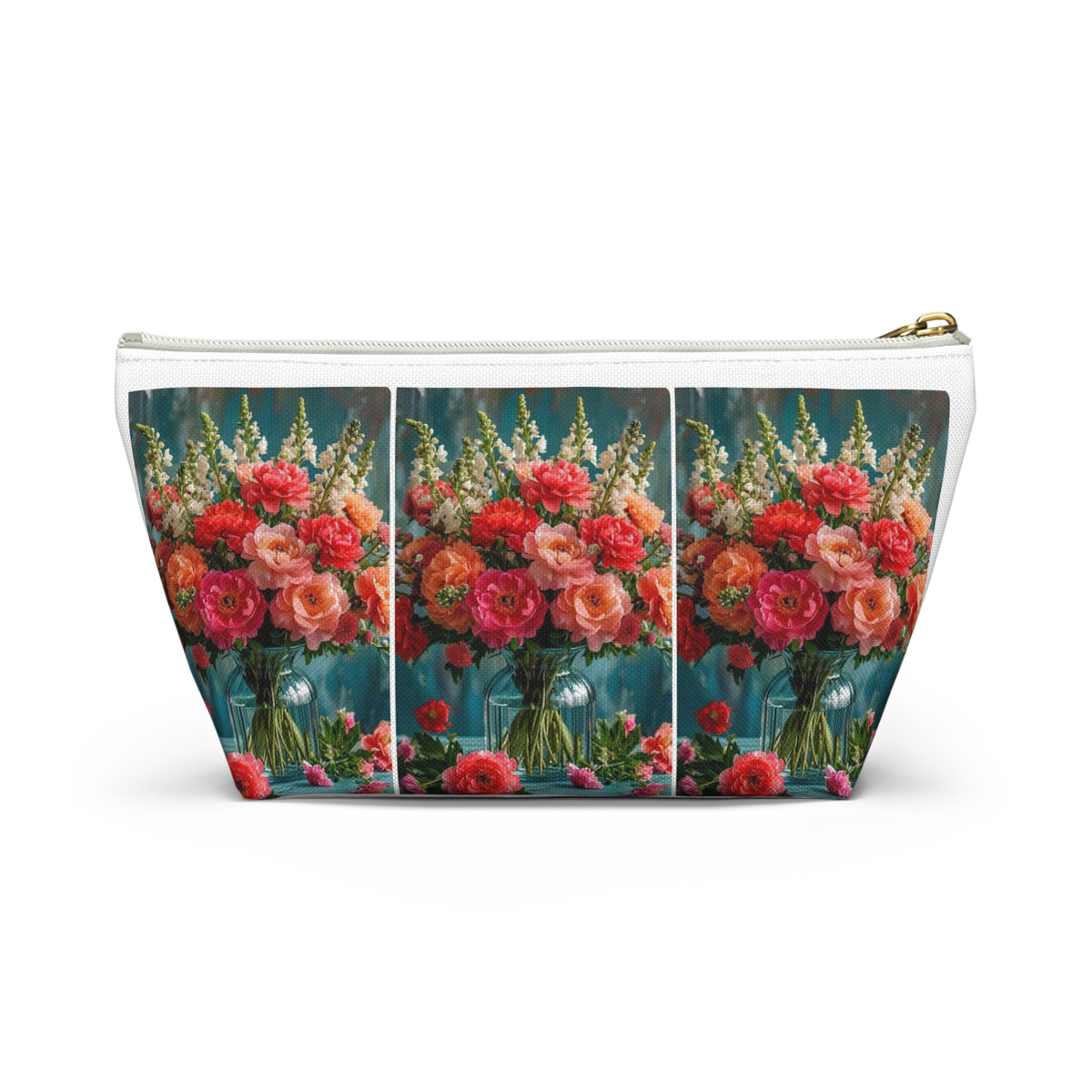 Floral Bouquet Toiletry Pouch Accessory Pouch makeup bag