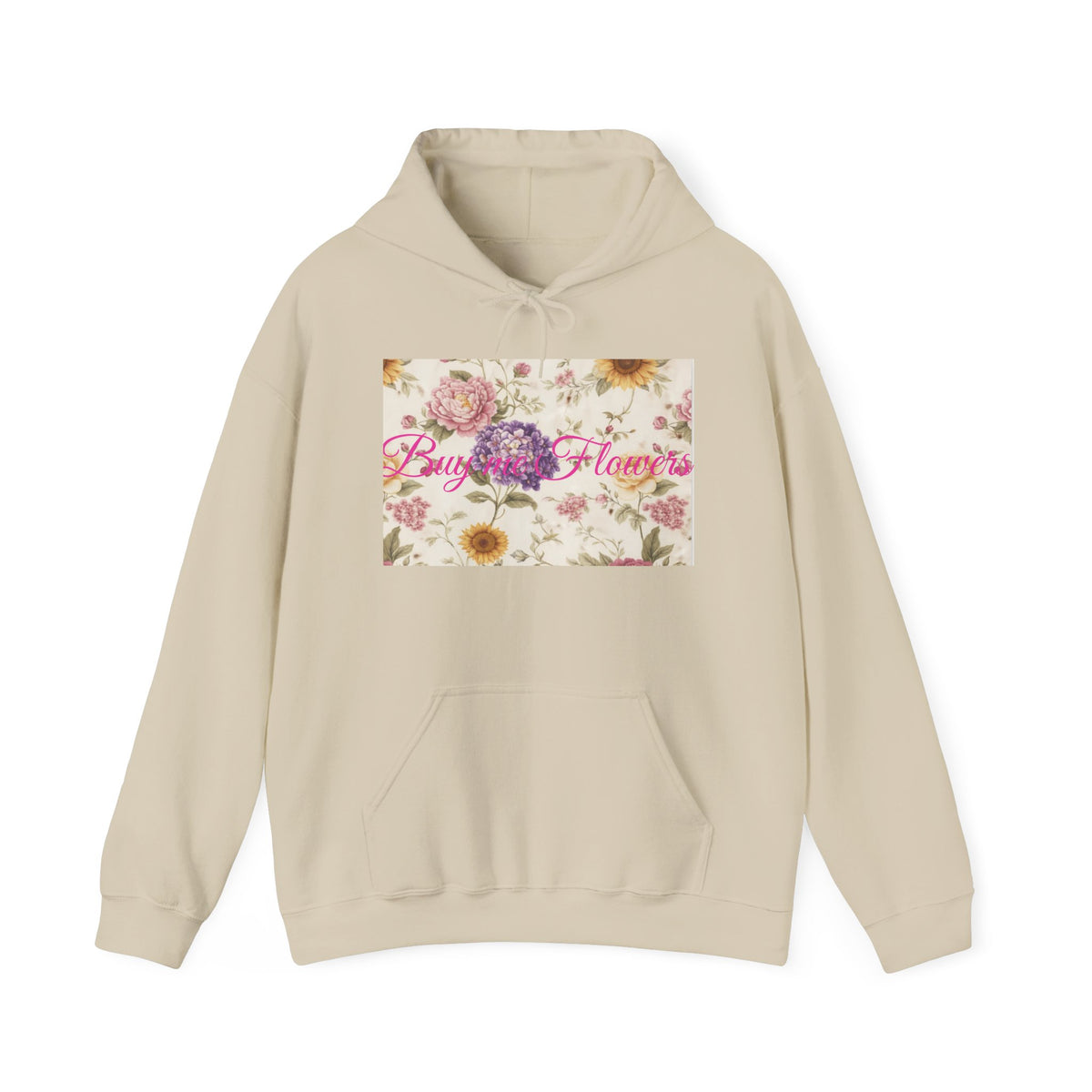 Buy me flowers hoodie | comfy sweatshirt | floral design Small-5xl