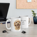 Goldendoodle coffee Mug | Life is golden with a doodle quote | 11oz 15oz