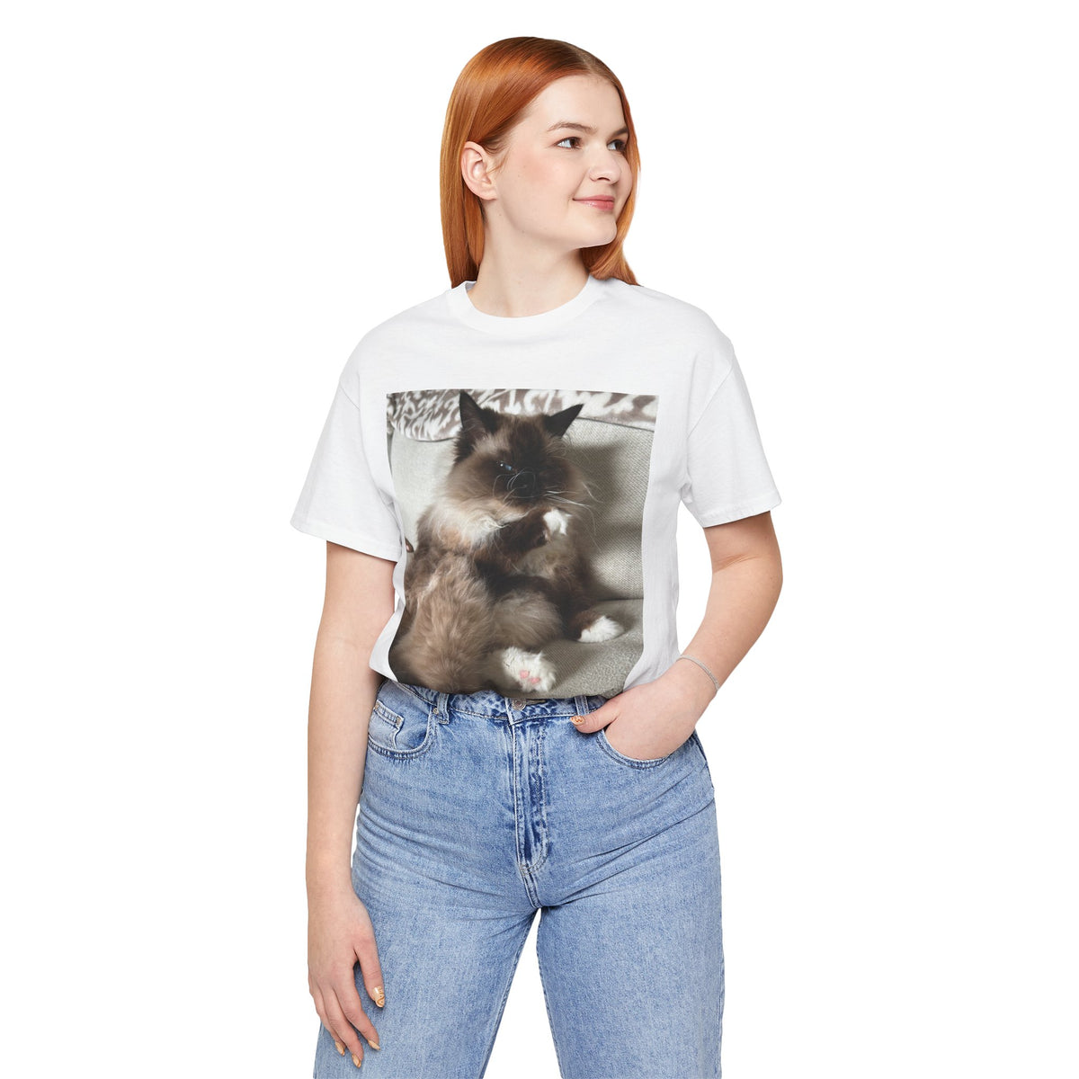 Unisex "Cat Life" Jersey Knit T-Shirt Sizes XS thru 3XL