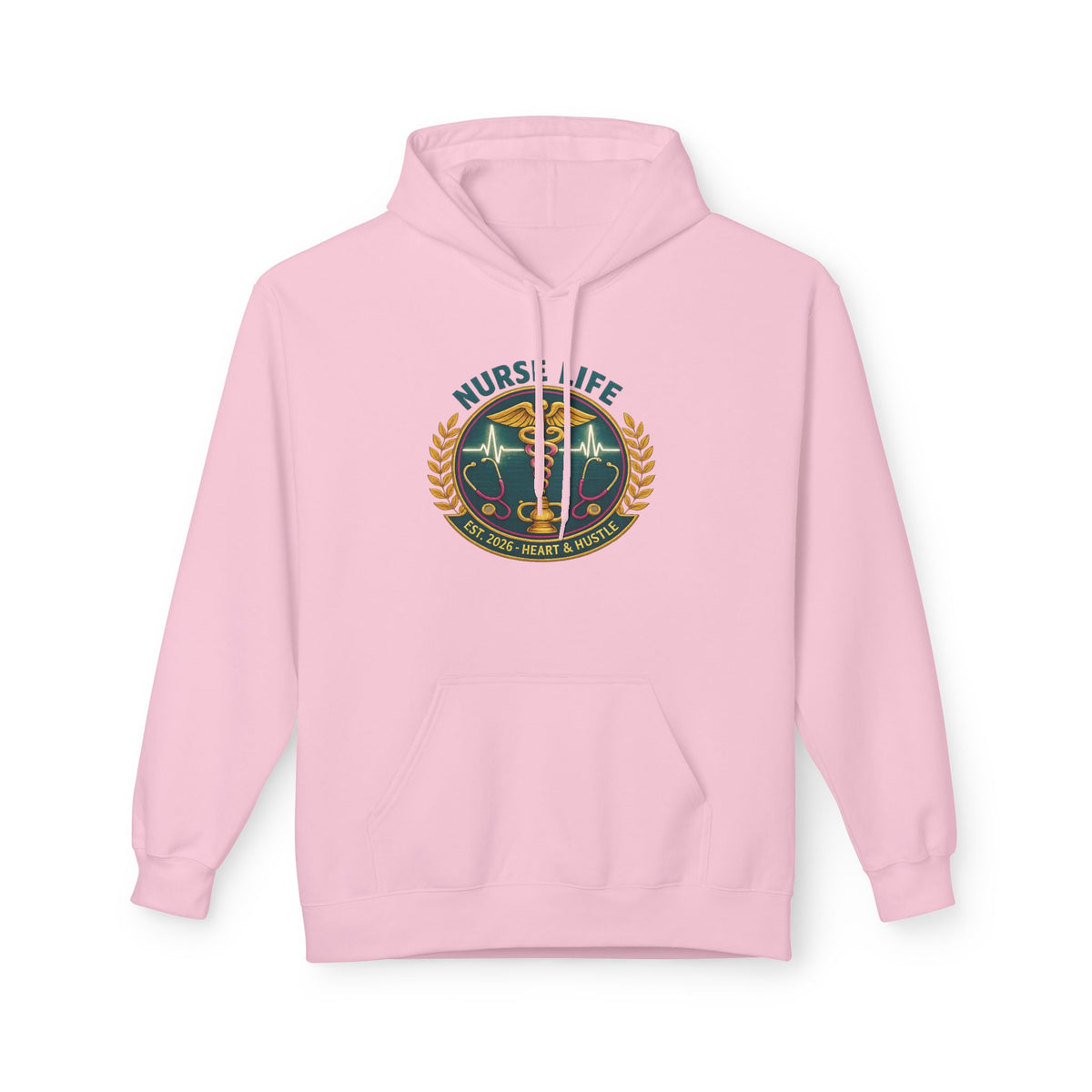 Nurse life hoodie 2026 grad gift nursing student sweatshirt heart & hustle