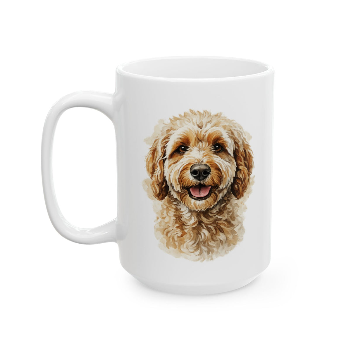 Goldendoodle coffee Mug | Life is golden with a doodle quote | 11oz 15oz
