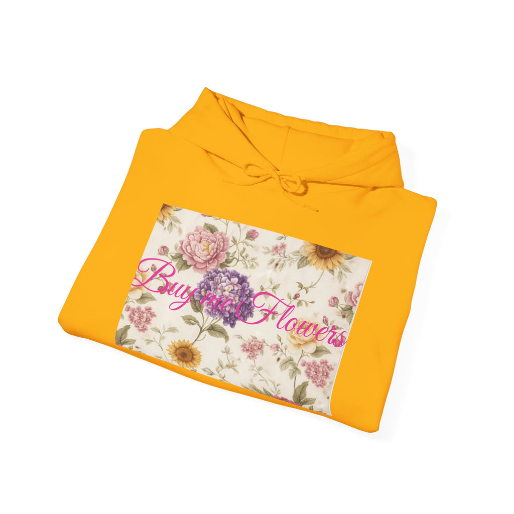 Buy me flowers hoodie | comfy sweatshirt | floral design Small-5xl