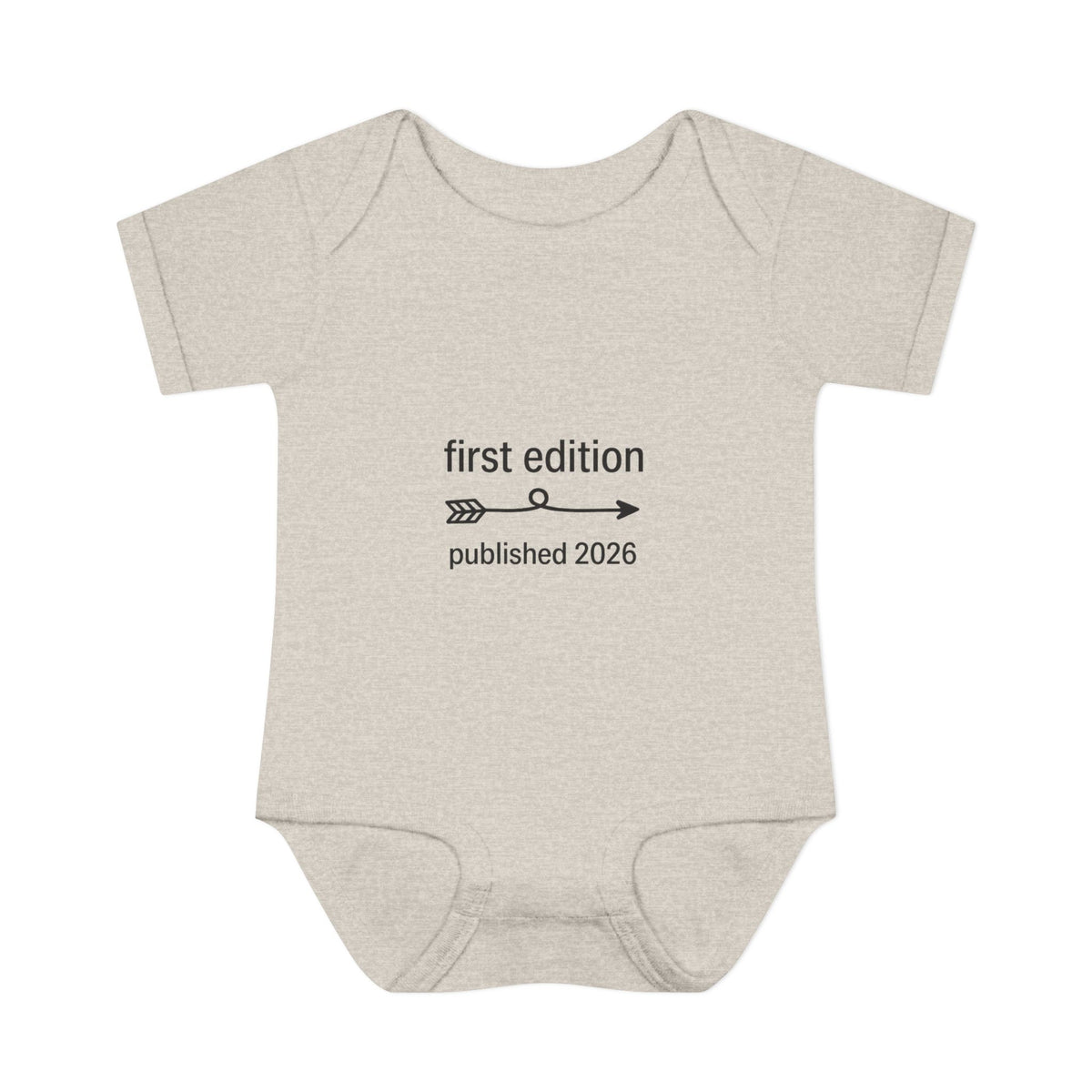 First Edition baby bodysuit 2026-baby announcement outfit-published 2026- gifts