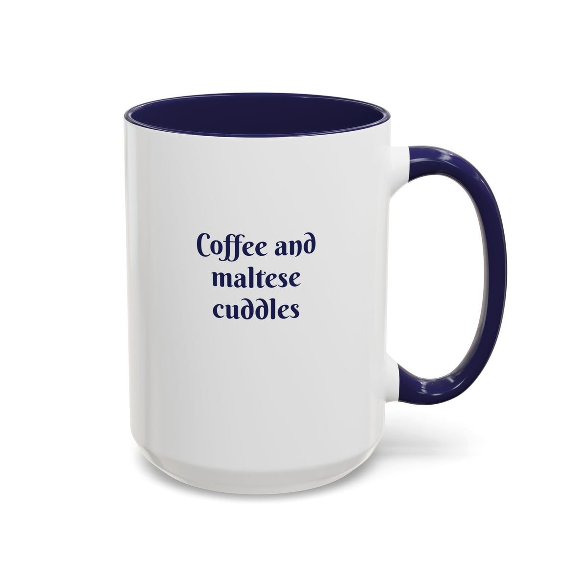Maltese dog coffee cup watercolor puppy art coffee and Maltese cuddles quote