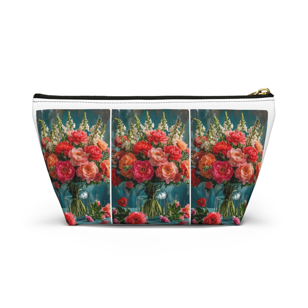 Floral Bouquet Toiletry Pouch Accessory Pouch makeup bag
