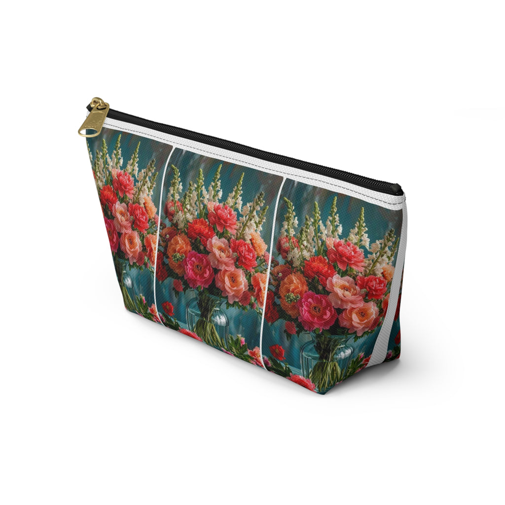 Floral Bouquet Toiletry Pouch Accessory Pouch makeup bag
