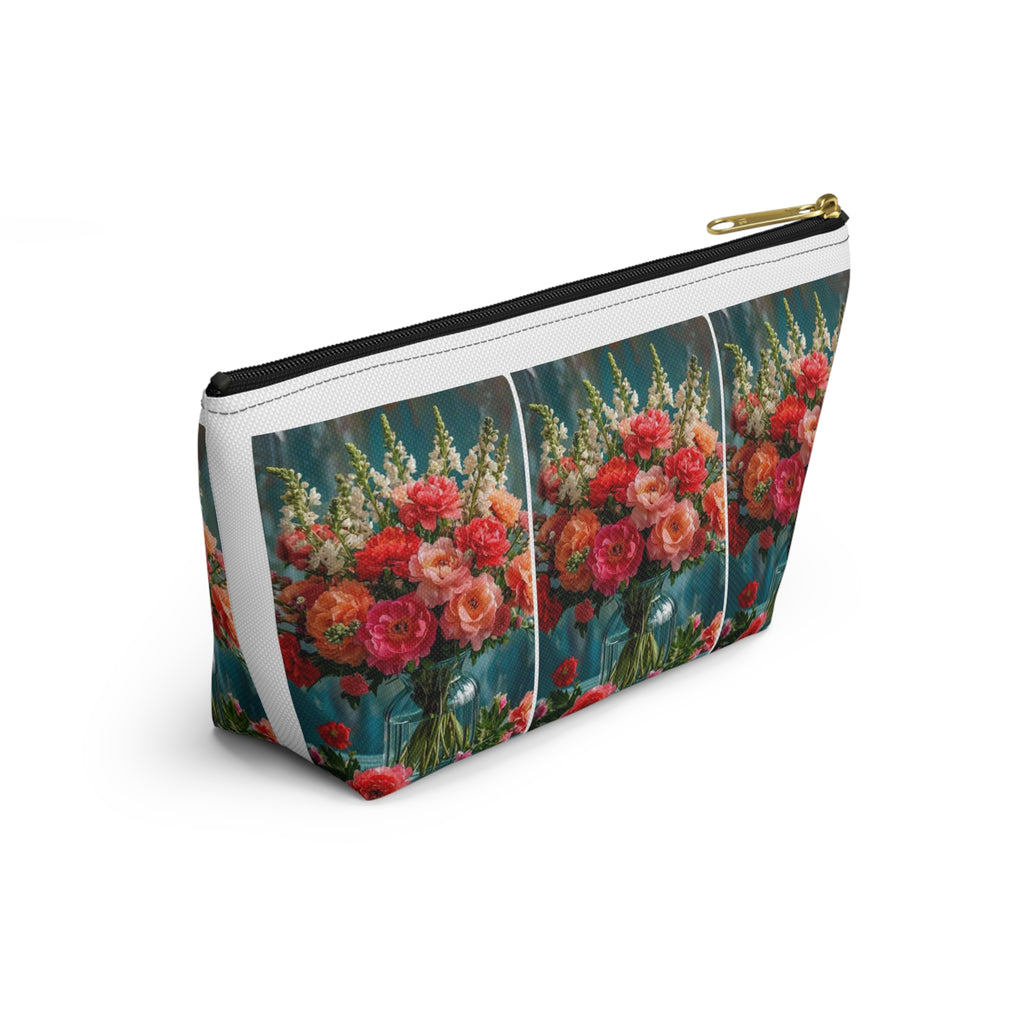 Floral Bouquet Toiletry Pouch Accessory Pouch makeup bag