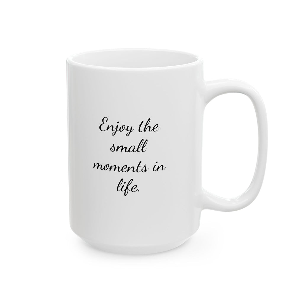 Sunset beach serenity coffee mug enjoy the small moments in life inspirational