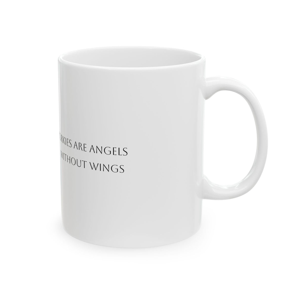 Yorkie Watercolor Coffee Mug | yorkies are angels without wings | 11oz 15oz