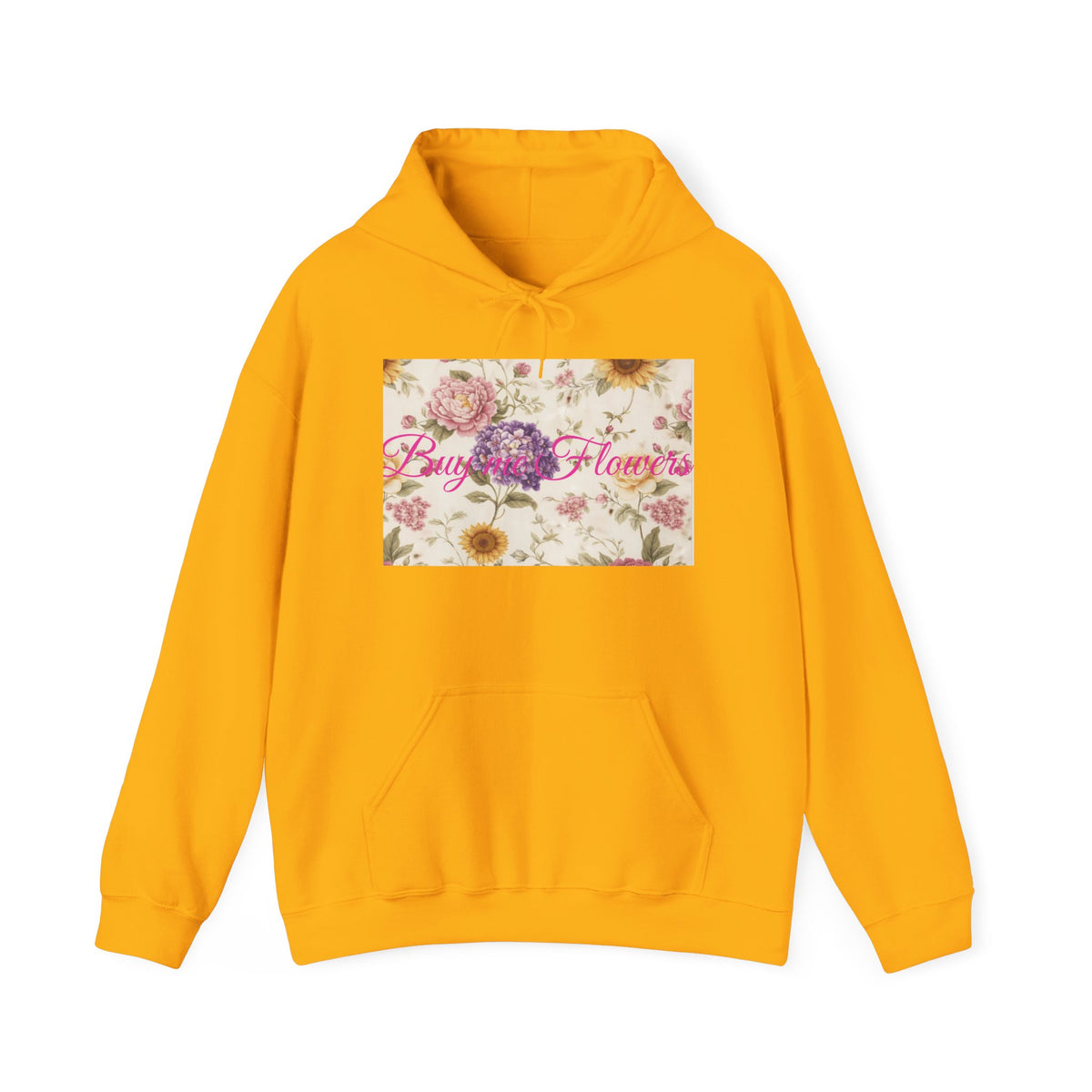 Buy me flowers hoodie | comfy sweatshirt | floral design Small-5xl
