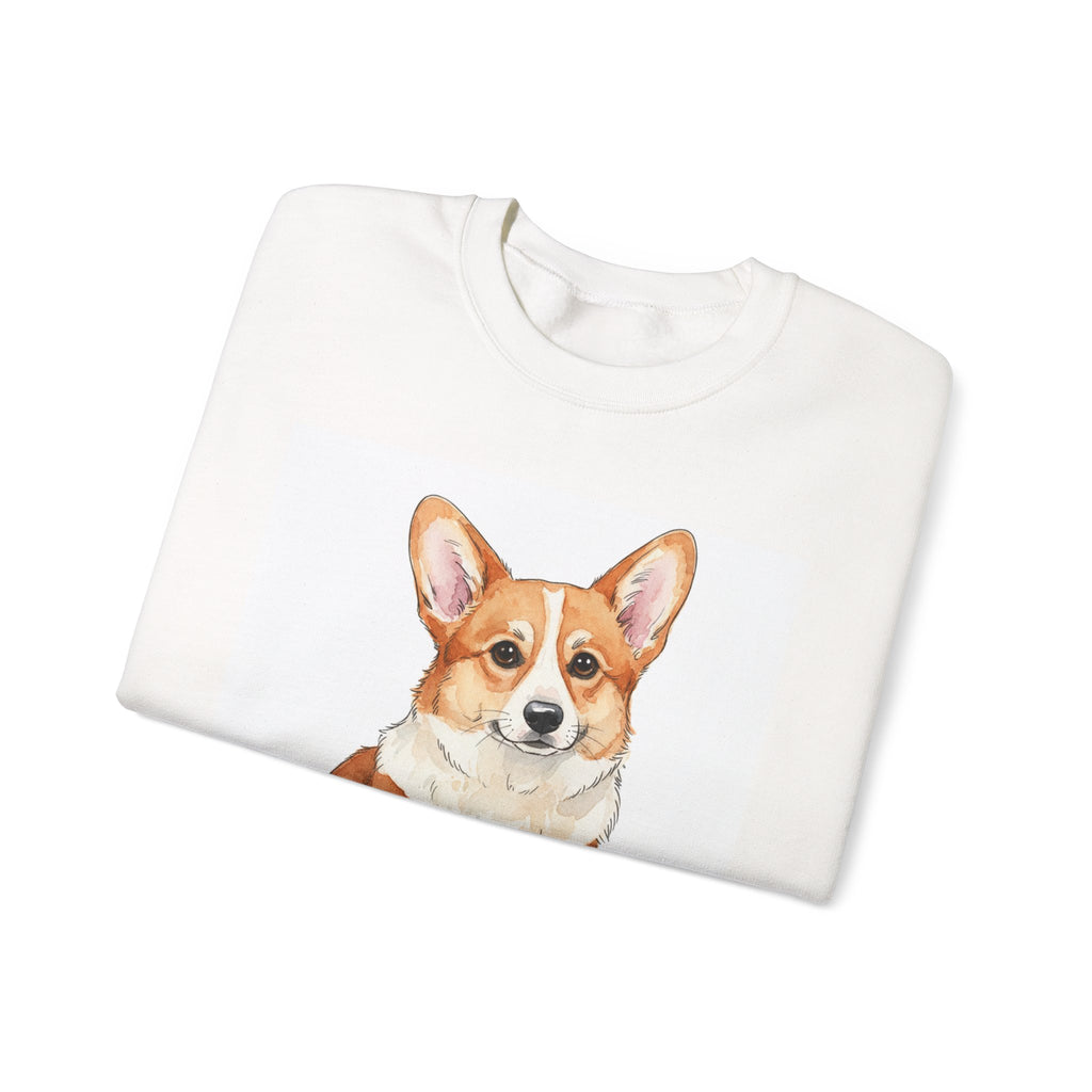 Corgi Love, Crewneck Corgi Graphic Corgie love on front and butt wiggles on back