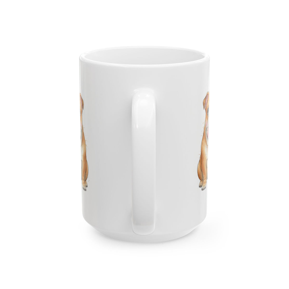 Bulldog coffee cup Wake Me Up When the Snacks Are Ready Quote Mug dog lover gift
