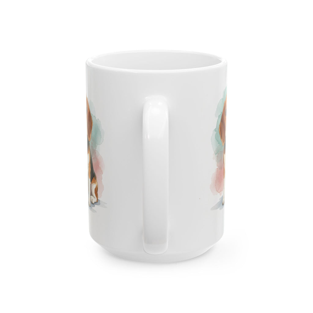 Beagle coffee mug watercolor life is better with a beagle quote 11oz 15oz