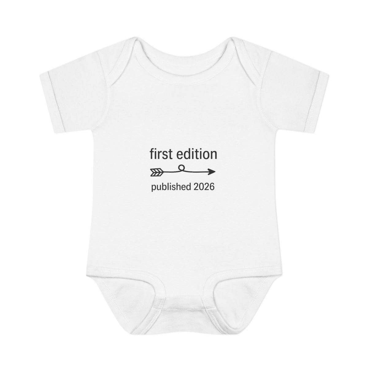 First Edition baby bodysuit 2026-baby announcement outfit-published 2026- gifts