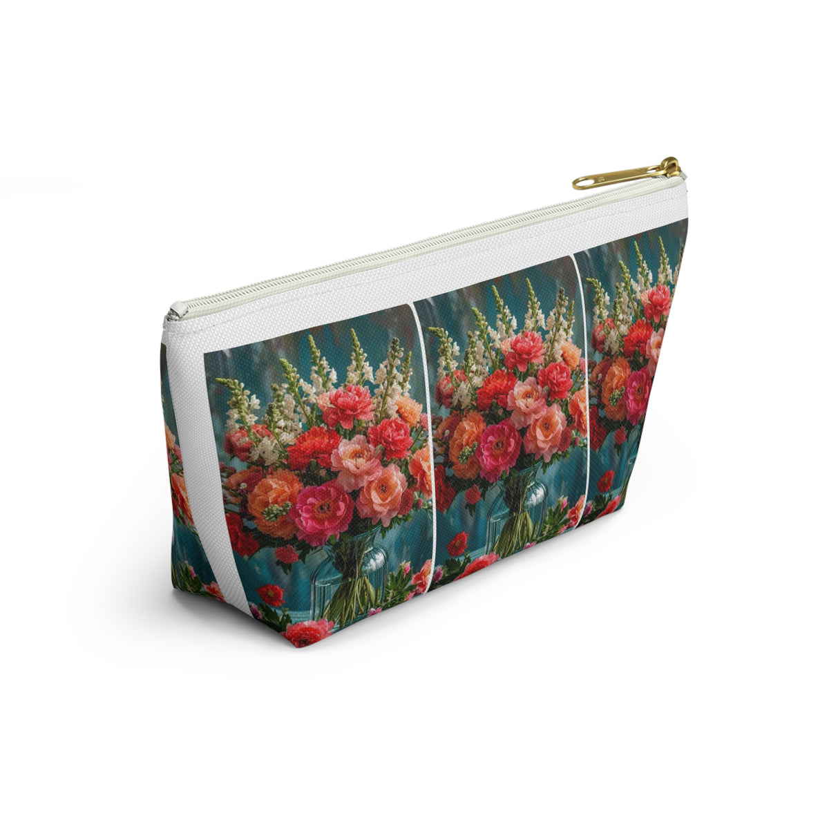 Floral Bouquet Toiletry Pouch Accessory Pouch makeup bag