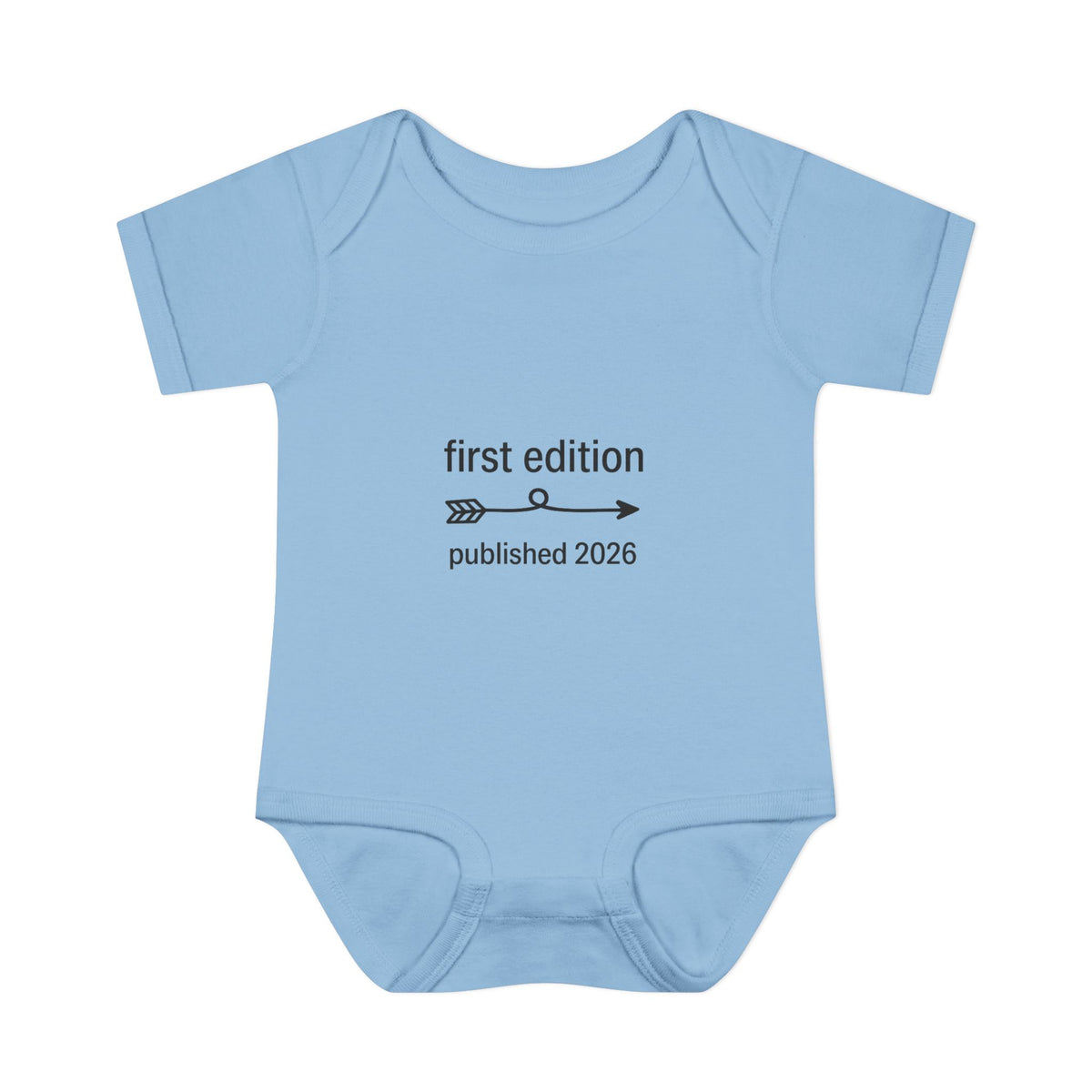 First Edition baby bodysuit 2026-baby announcement outfit-published 2026- gifts