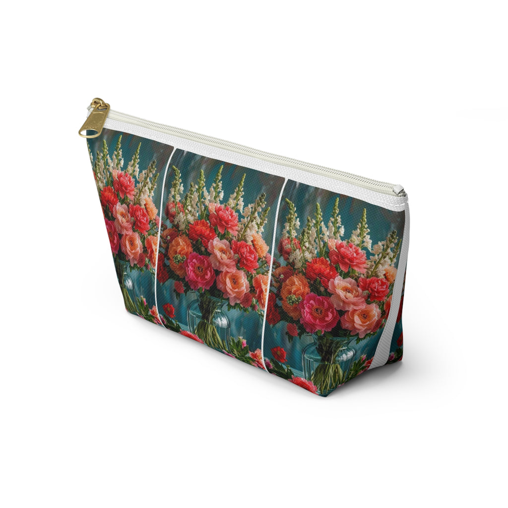 Floral Bouquet Toiletry Pouch Accessory Pouch makeup bag