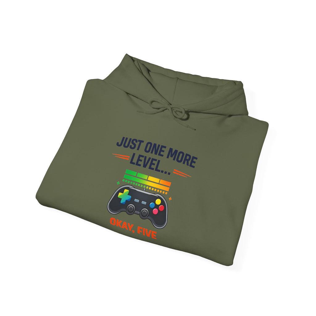 Gamer sweatshirt | remote control graphic | just one more level | Funny hoodie
