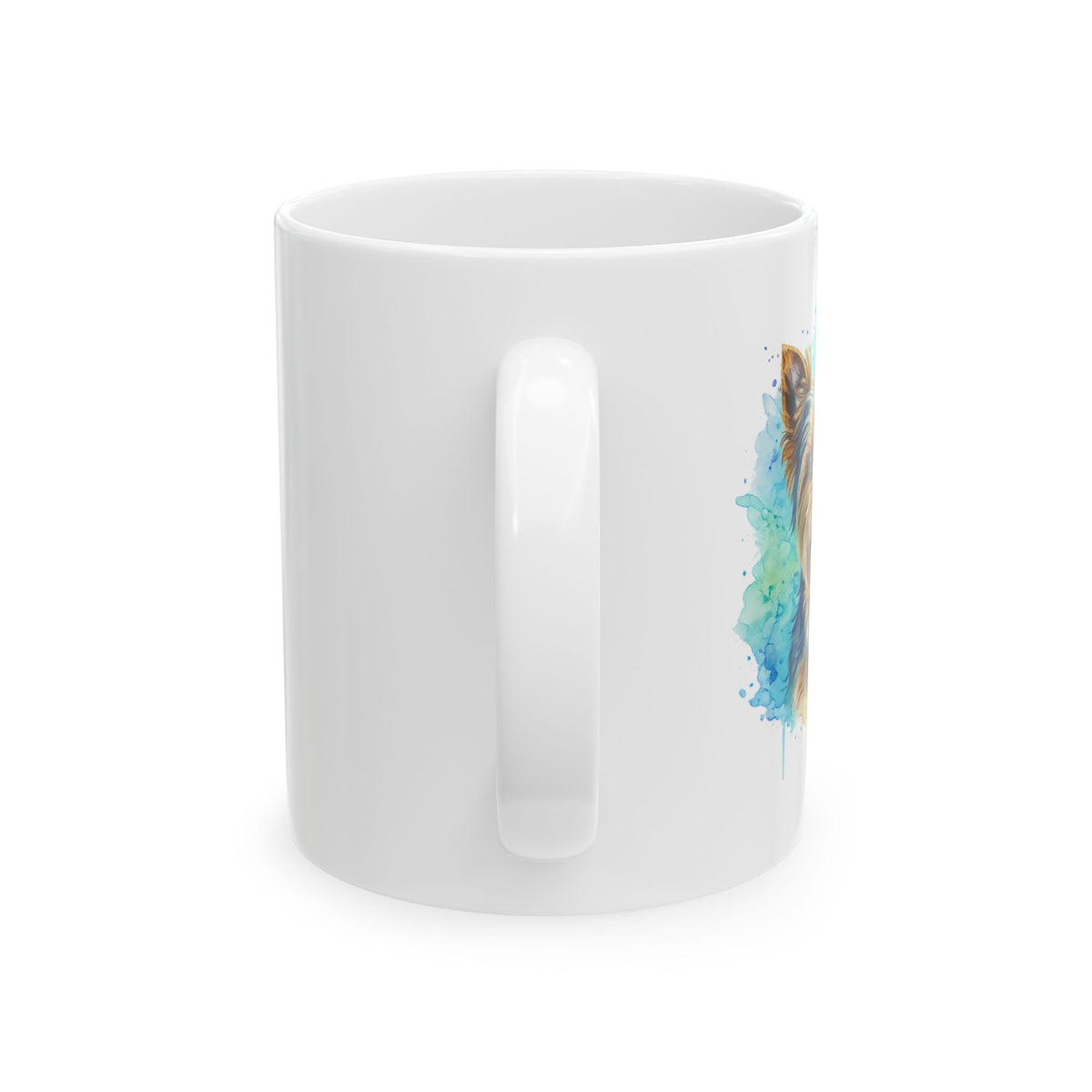 Yorkie Watercolor Coffee Mug | yorkies are angels without wings | 11oz 15oz